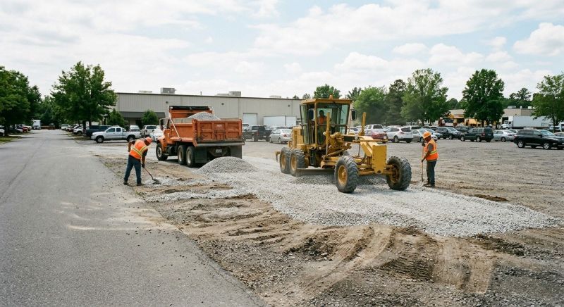 Parking Lot Gravel Repair in Ellijay, GA